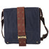 Christian Dior Street Chic Shoulder Bag Navy Brown Denim Leather